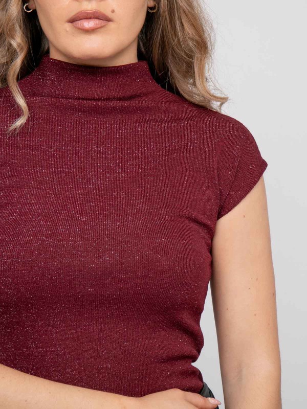 Top lurex col montant FADEL...