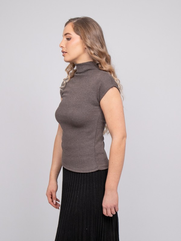Top lurex col montant FADEL...