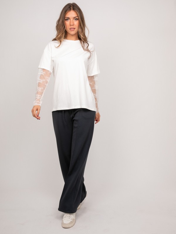 T-shirt oversize manches...