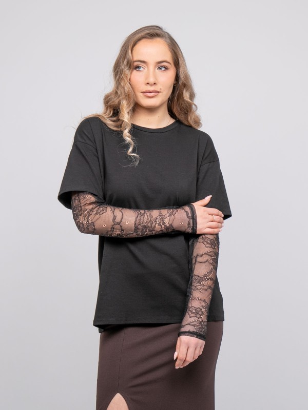 T-shirt oversize manches...