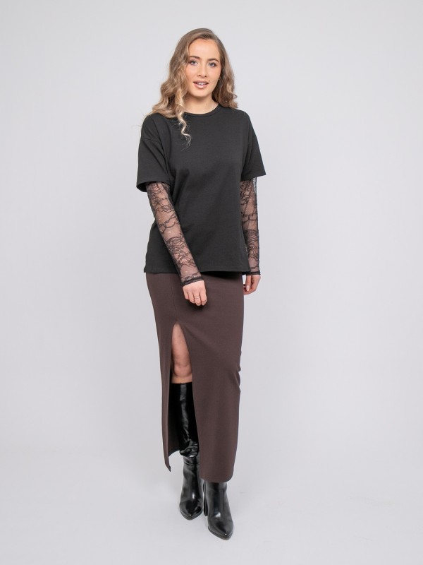 T-shirt oversize manches...