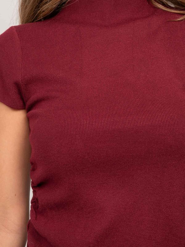 Pull manches courtes en...