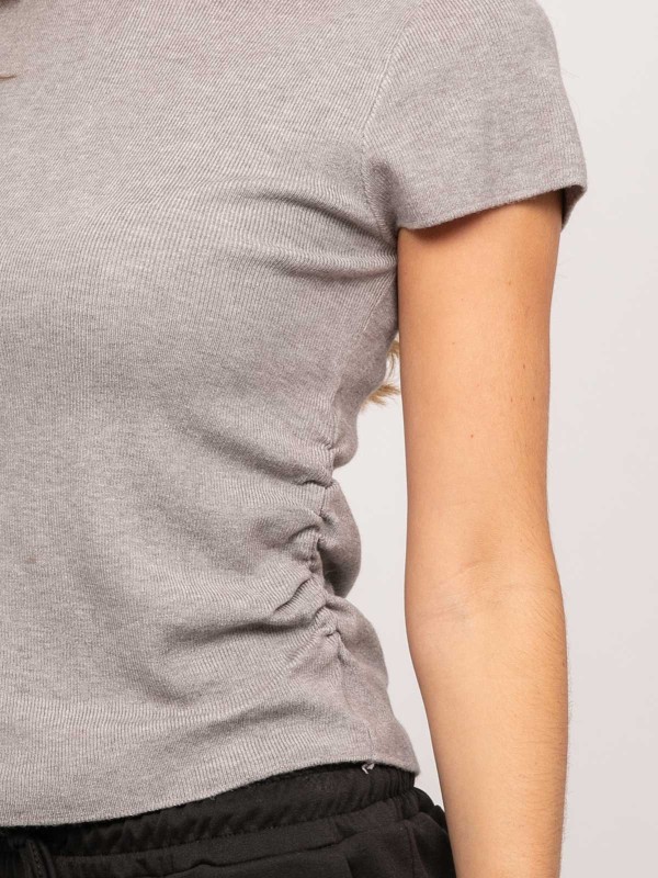 Pull manches courtes en...