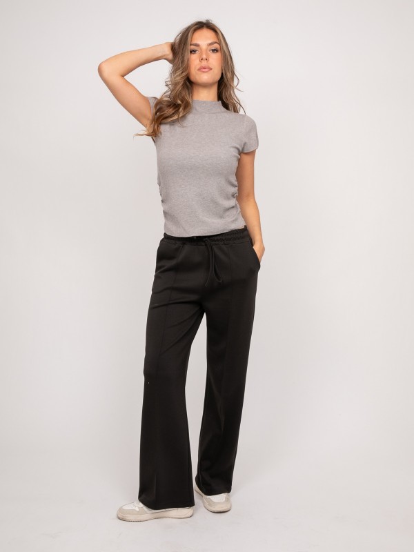 Pull manches courtes en...