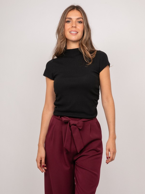 Pull manches courtes en...