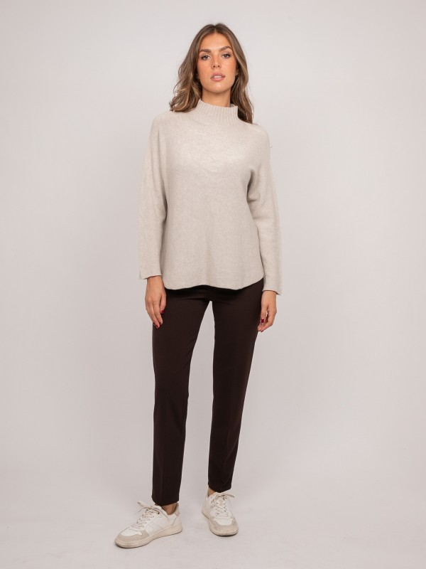 Pull maille col montant...