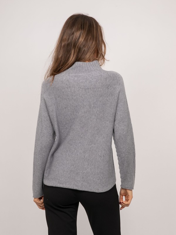 Pull maille col montant...