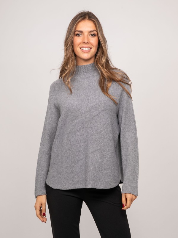 Pull maille col montant...