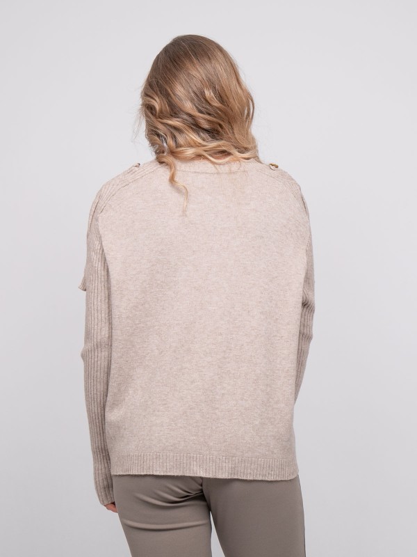 Pull maille manches...