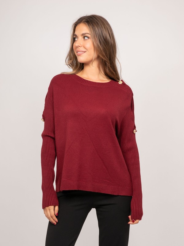 Pull maille manches...