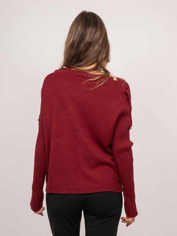 Pull maille manches...