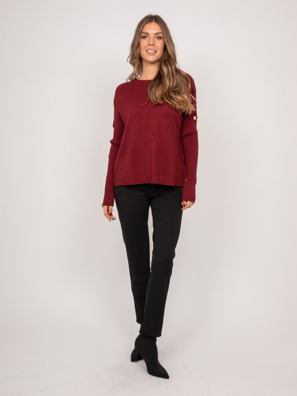 Pull maille manches...