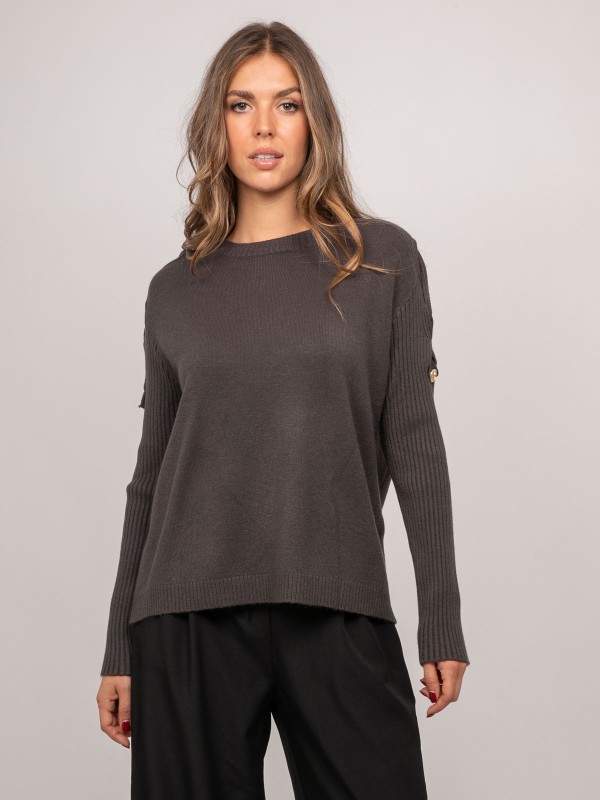 Pull maille manches...