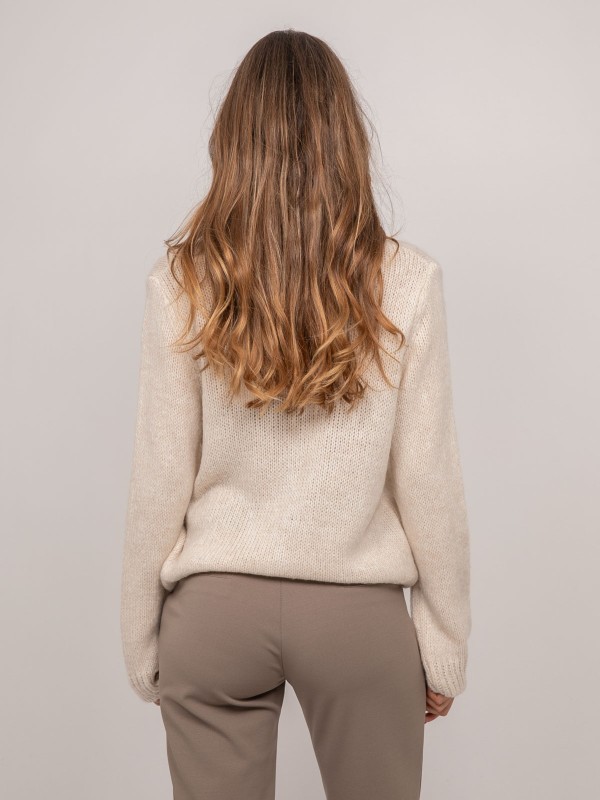Gilet en maille douce col V...