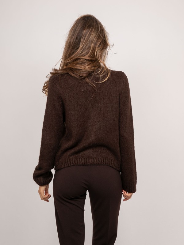 Gilet en maille douce col V...