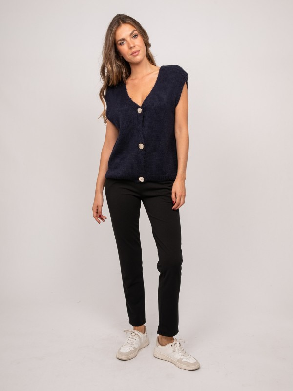 Gilet sans manches maille...