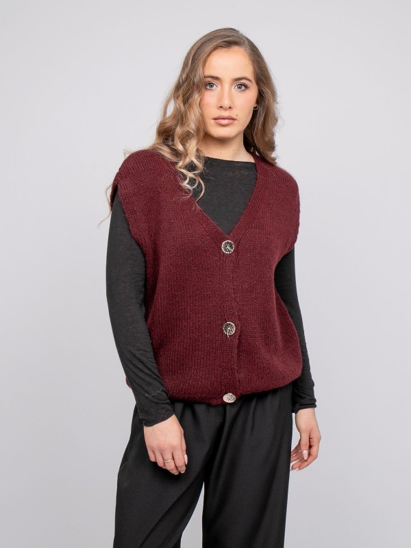 Gilet sans manches maille...