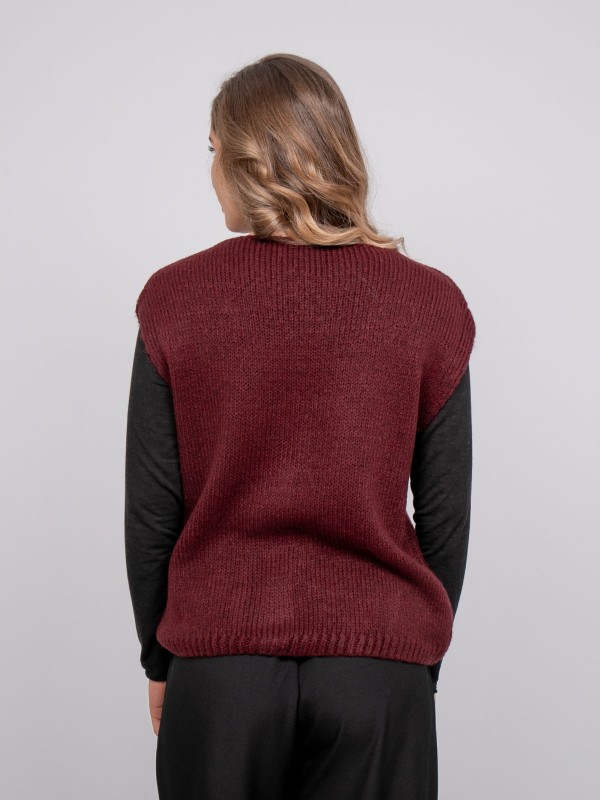 Gilet sans manches maille...