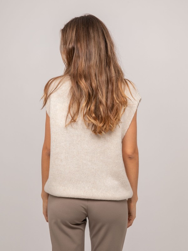 Gilet sans manches maille...