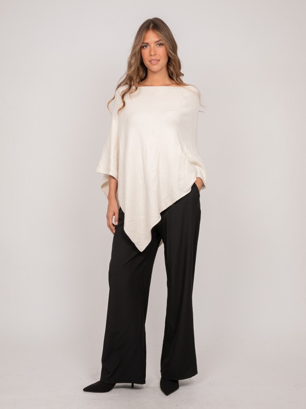 Pull poncho asymétrique...