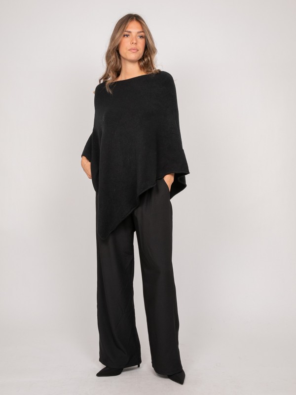 Pull poncho asymétrique...