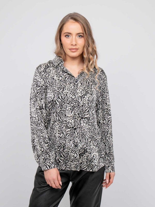 Chemise fluide motif...