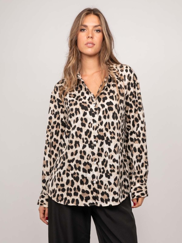 Chemise oversize motif...
