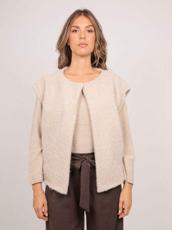 Gilet sans manches maille...