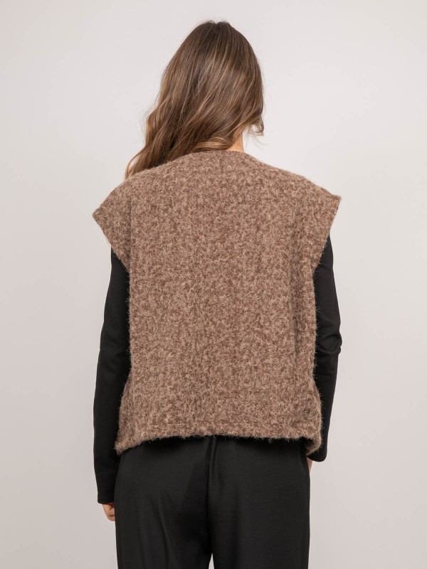 Gilet sans manches maille...