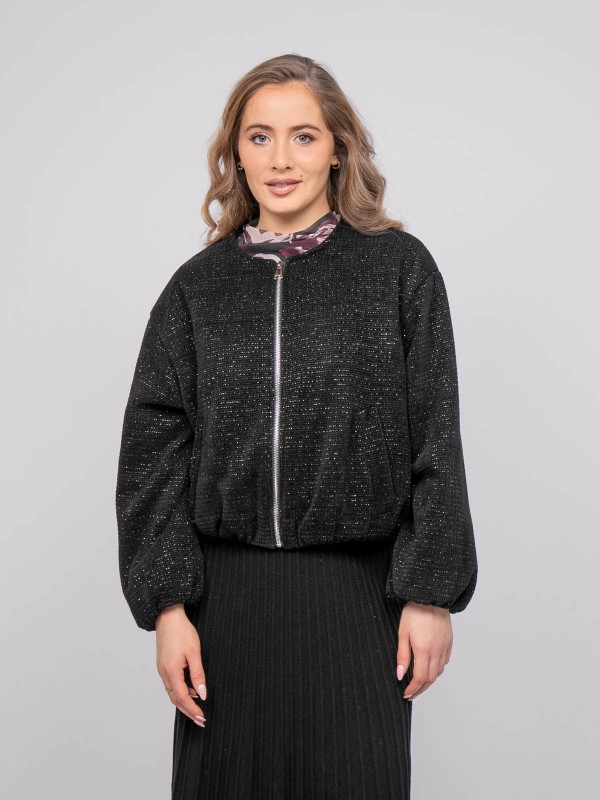 Blouson bomber tweed...