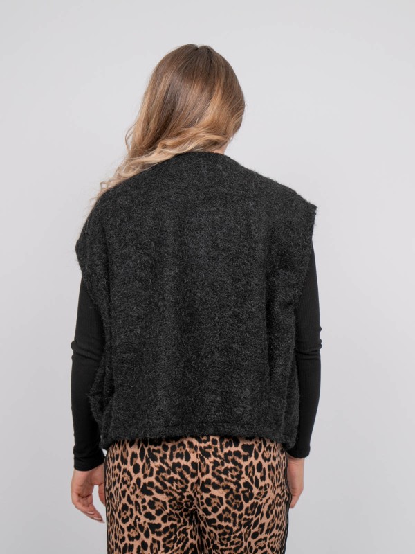 Gilet sans manches maille...