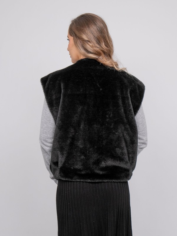 Gilet sans manches fausse...