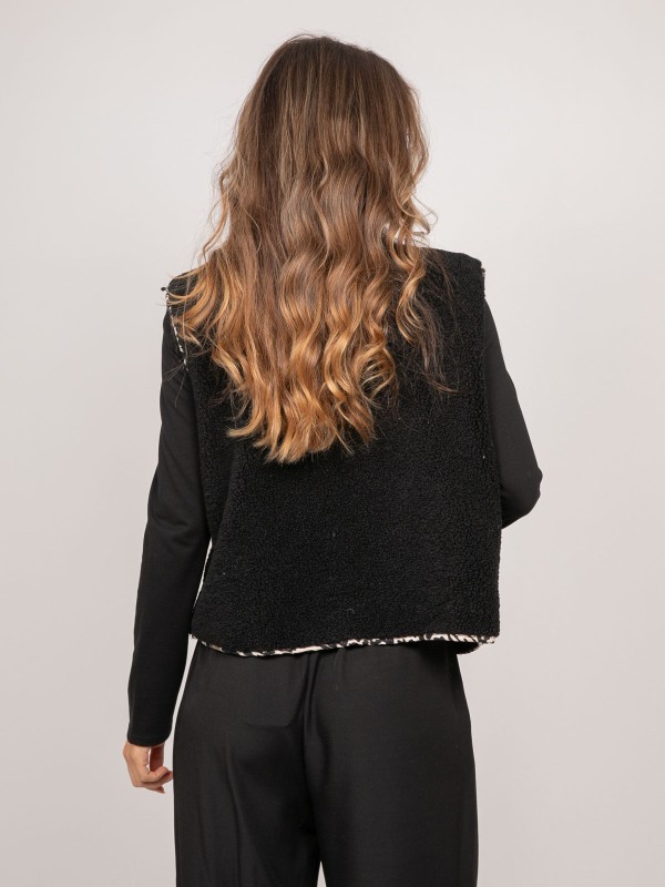 Gilet sans manches sherpa...
