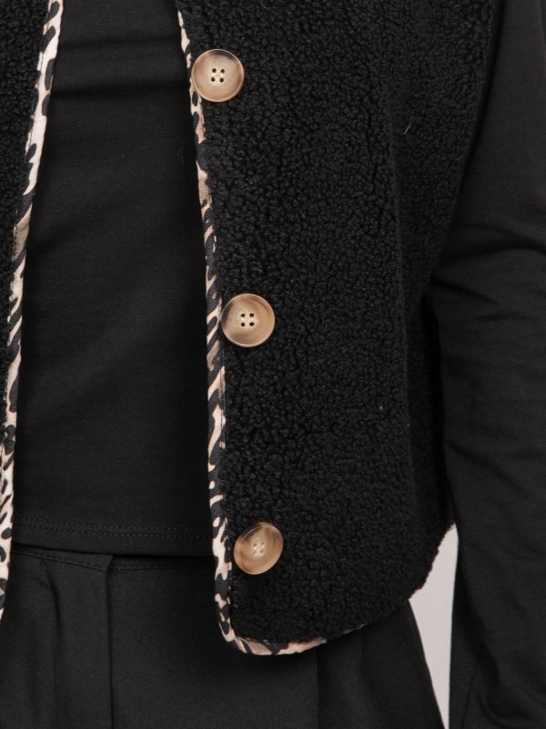 Gilet sans manches sherpa...
