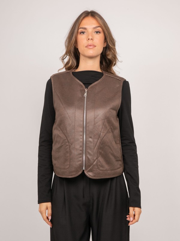 Gilet sans manches...
