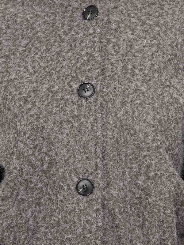 Blouson court en maille...