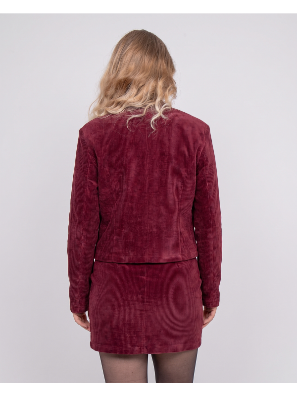 Veste courte effet velours...