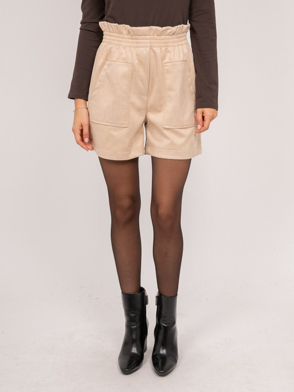 Short taille haute suédine...