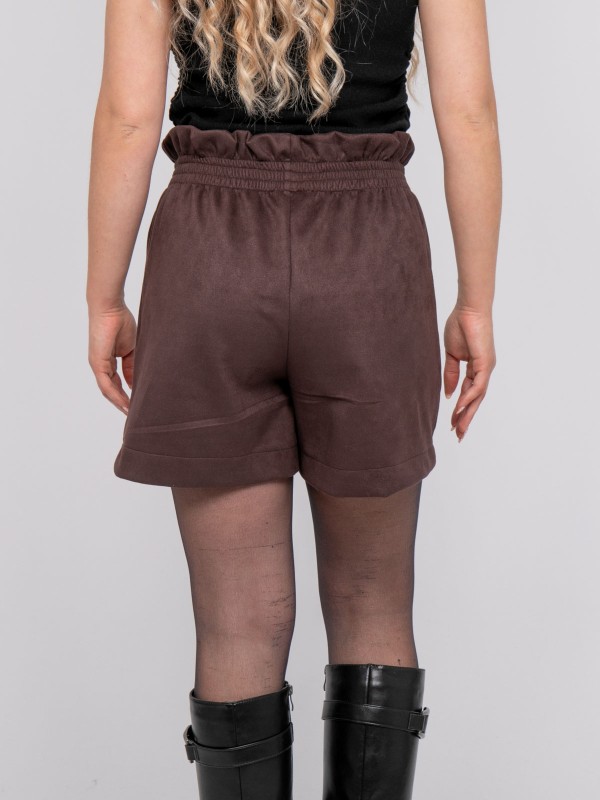 Short taille haute suédine...