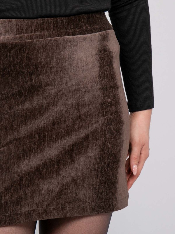 Jupe courte velours taille...