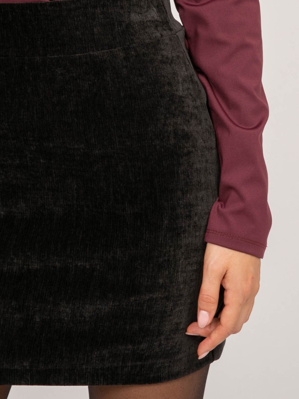 Jupe courte velours taille...