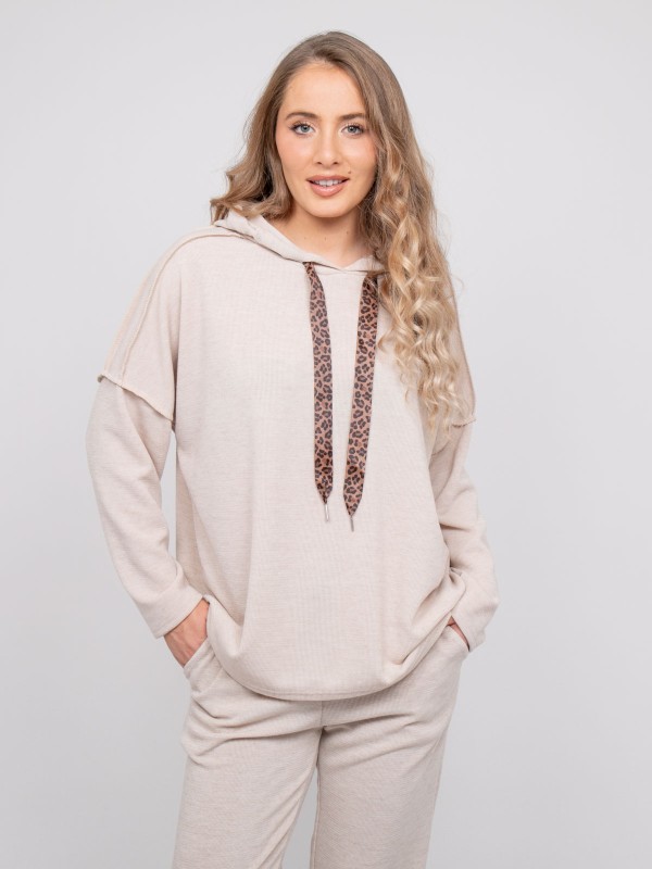 Sweat capuche oversize...