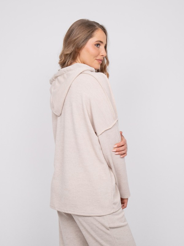 Sweat capuche oversize...