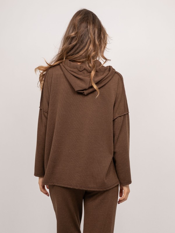 Sweat capuche oversize...