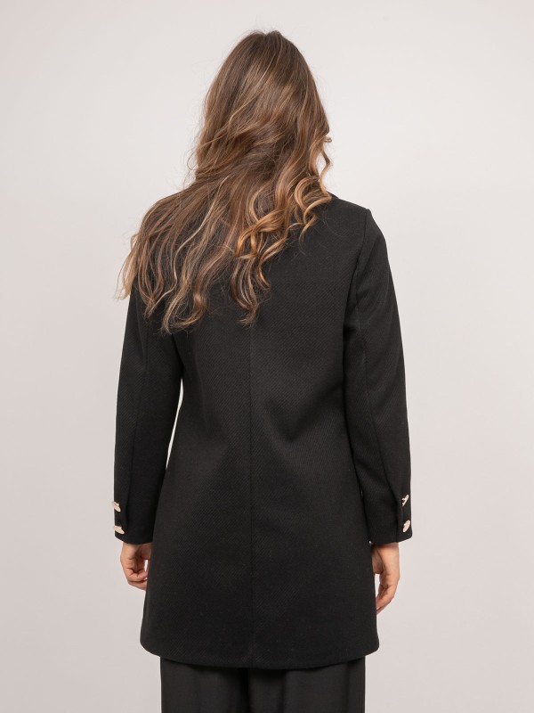 Manteau mi-long col...