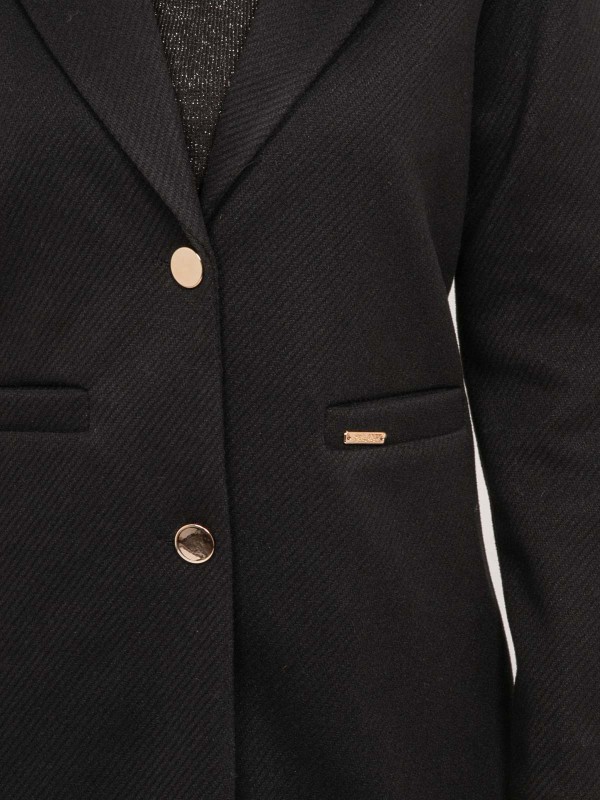 Manteau mi-long col...