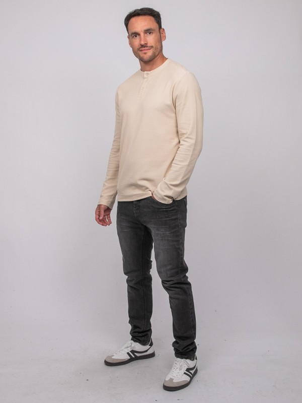 T shirt manches longues col...