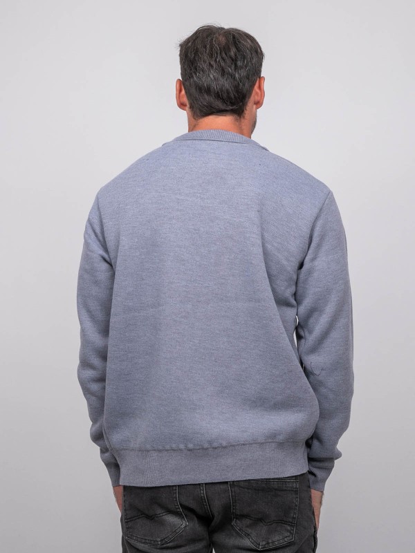 Pull col polo zippé LARMOTI...