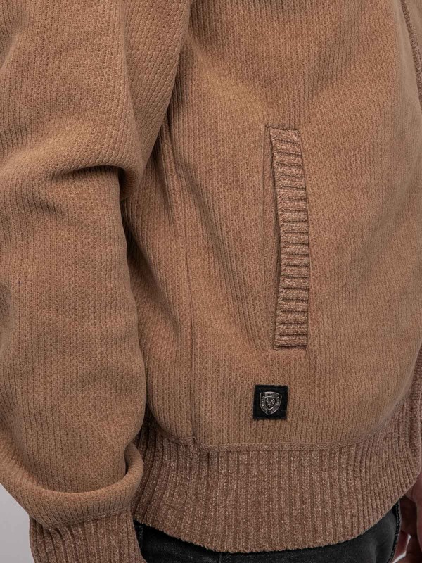 Gilet chenille zippé...