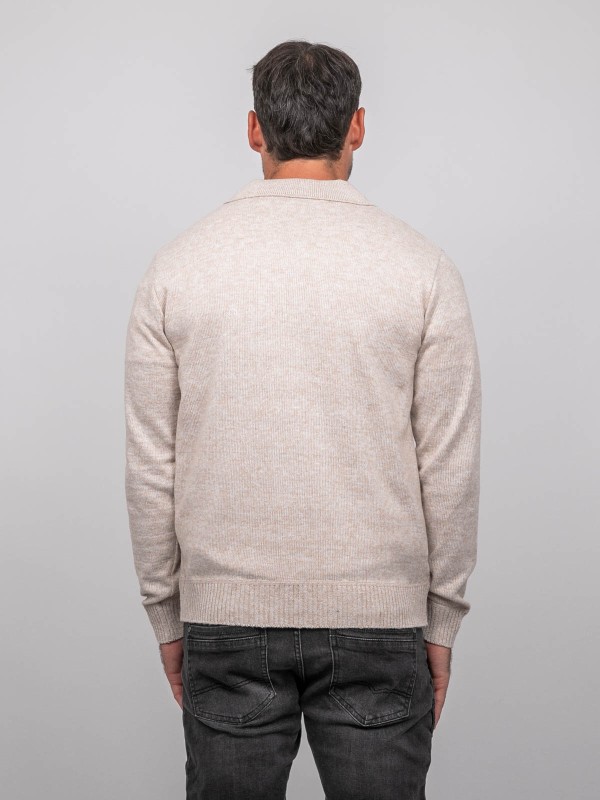 Pull polo maille douce...